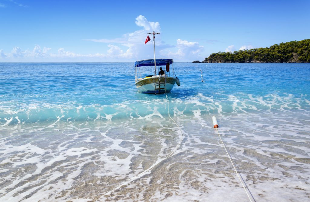 Boat on shore